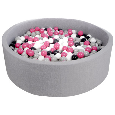 Large round grey ball pit + 900 balls Large round grey ball pit + 900 balls